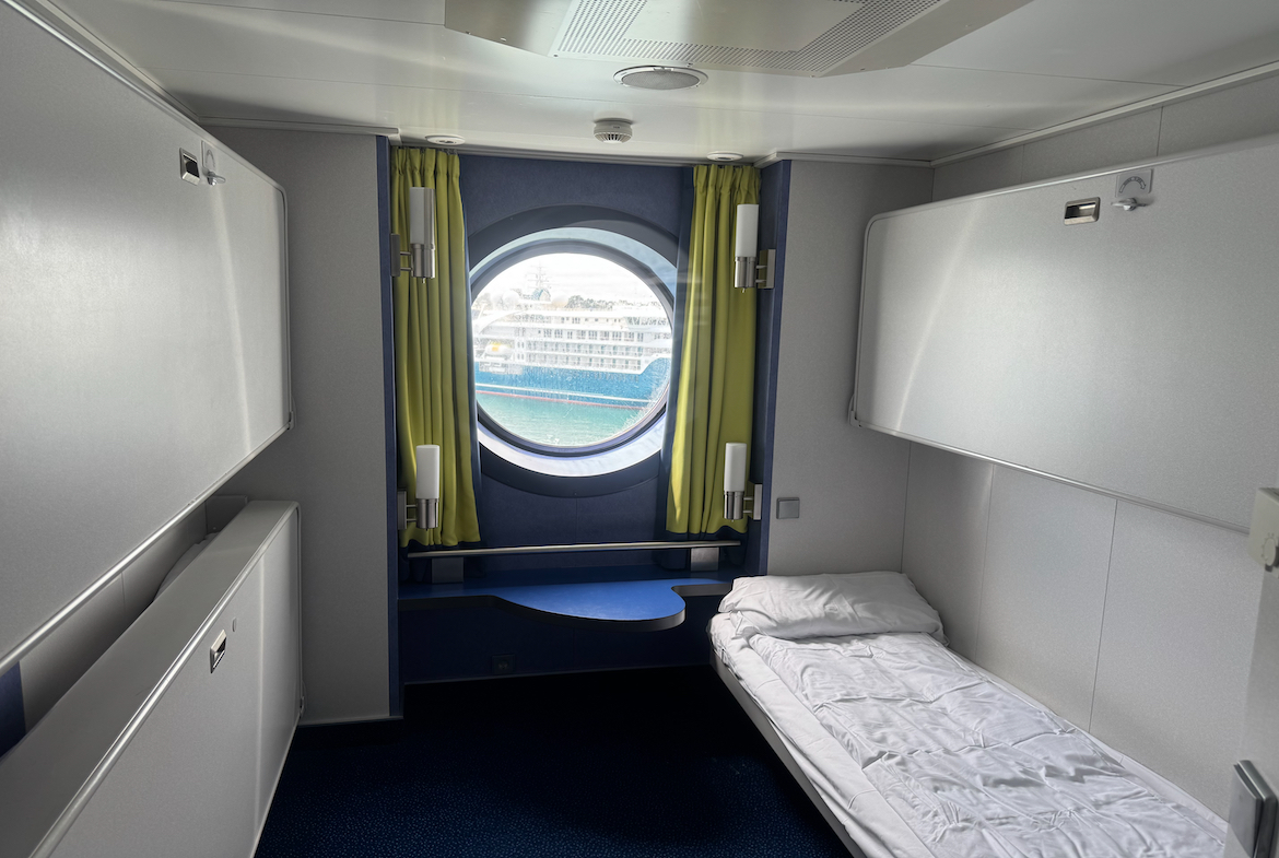 Armorique Outside Cabin Plymouth to Roscoff Ferry