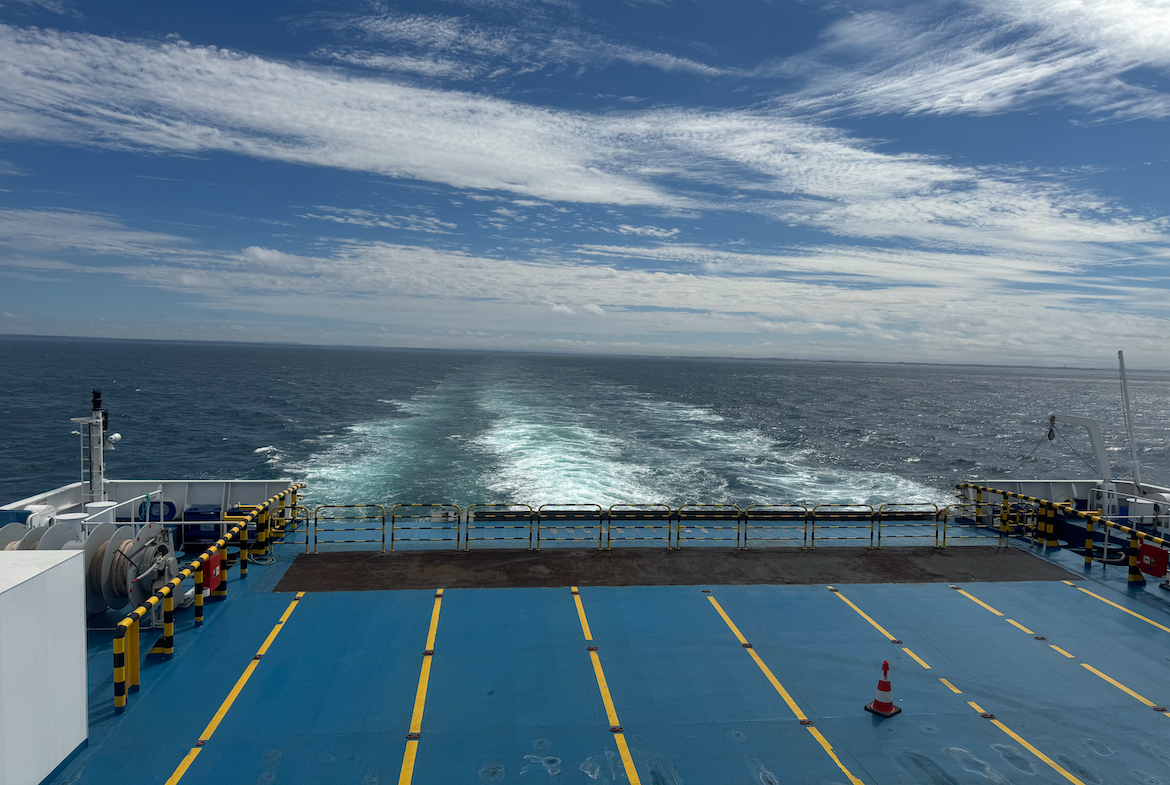 Armorique rear deck Plymouth to Roscoff Ferry