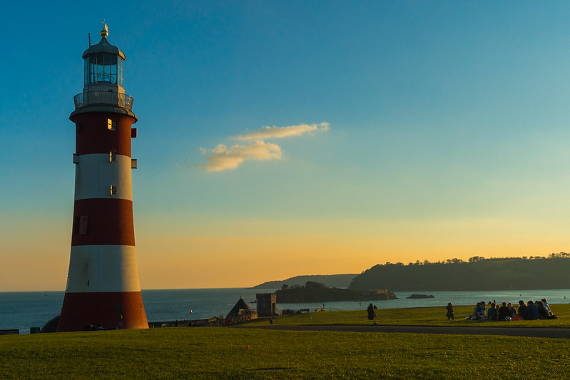 Smeatons Tower on the Hoe, Plymouth to Roscoff travel guide
