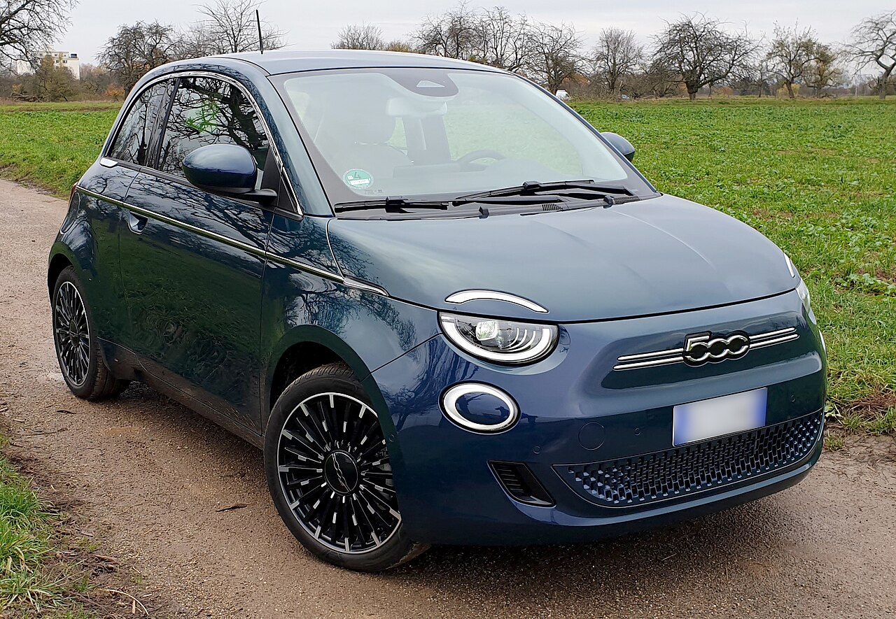 Fiat 500 (or similar), available with car hire at Roscoff ferry port