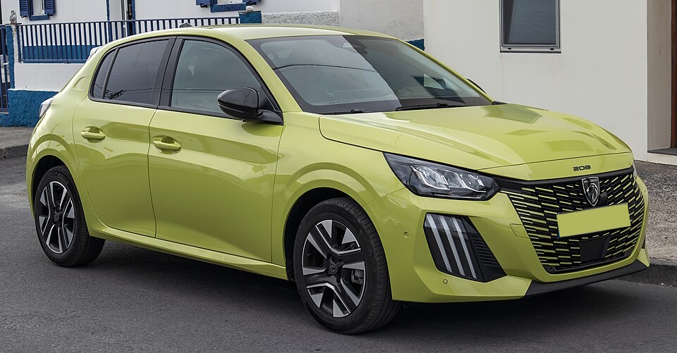 Peugeot 208 (or similar), available with car hire at Roscoff ferry port